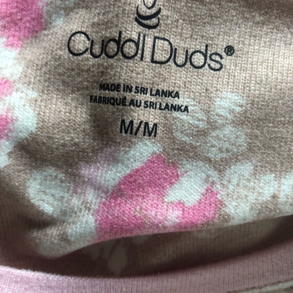 Cuddl Duds Floral Long Sleeve Pajama set - Picture 4 of 16